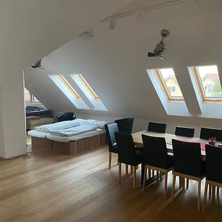 Salzburg-loft Im Stadtteil Leopoldskron-moos 120qm Mit Balkon & Untersbergblick 잘츠부르크
