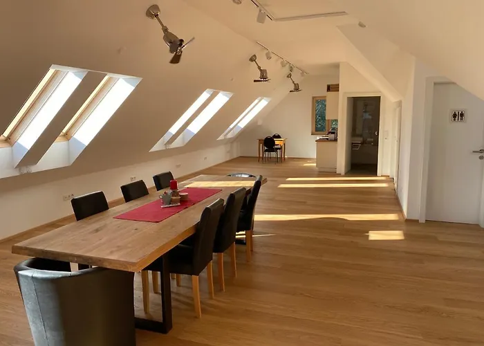 Appartement Nicht Mehr Verfuegbar Salzburg-loft Im Stadtteil Leopoldskron-moos 120qm Mit Balkon & Untersbergblick Salzburg
